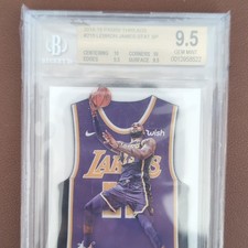 Panini 2018-19 Threads #215 LeBron James STAT Short Print NBA Lakers picture