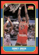 1986-87 Fleer #40 Sidney Green picture