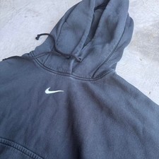 Nike Vintage Center Swoosh Hoodie Size S Black picture