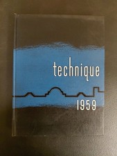 1959 MIT Vintage M.I.T. Technique YEARBOOK Massachusetts Institute... Unsigned picture