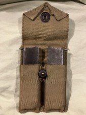 WWII M1911 .45 Auto USGI “ERO 1942” Mag Pouch w/ (2) M.S. Little 
