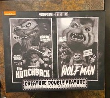 NECA 2024 TMNT Universal Monsters Double Creature Feature Hunchback+Wolfman B&W picture