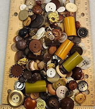 250 Buttons - Mostly Vintage from Estate Collection - #34 Please read descriptio picture