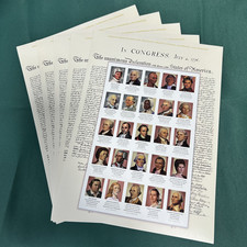 Figures of the American Revolution/Collection - A total of 125 stamps picture