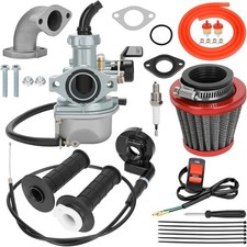 PZ22 Carburetor 22 mm Carb Throttle Cable Grip for SSR 110cc 125cc ATV Pit Dirt picture