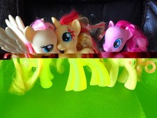 My Little Pony MLP G4 Fashion Style 3 LOT Fluttershy Sunset Shimmer Pinkie Pie picture