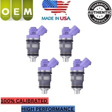 NEW OEM x4 DENSO Fuel Injectors Fits 1991-1997 Toyota Previa 2.4L I4 23250-76010 picture