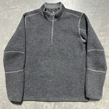 Kühl Mens Pullover Sweater ThermoKore Thor 1/4 Zip Wool Blend Hiking Size M picture