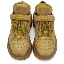 Maison Margiela Retro Fit Chunky Sneakers Tan Brown Leather EU 42 US 9 S37WS0465 picture