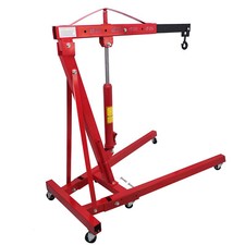 Engine Motor Hoist Cherry Garage Lifting Picker Crane Lift 4000 lb Capacity Red picture