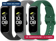 Wanme Replacement Bands for Samsung Galaxy Fit 2 Band Women Men, 3 PACK Silicone picture
