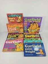 Garfield Lot 10 Books 3 Pack Second Book Jim Davis 1970s 80s picture