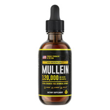 4-Pack Mullein Drops 6oz – Lung Detox & Immune Boost – Herbal Leaf & Flower Ext picture