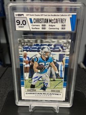 2017 Panini Recollection Collection Christian Mccaffrey RC Auto Goal Line /10 picture