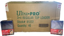 1000 Ultra Pro Regular 3 x 4 Inch Toploaders SEALED CASE Brand New Top Loader picture