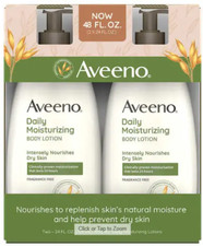 New Aveeno Active Naturals Daily Moisturizing Lotion - 48 FL OZ - 2 Pack Lotion picture