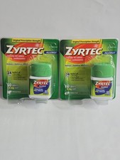 Lot Of 2,  Zyrtec Allergy 60ct  USA Brand New picture