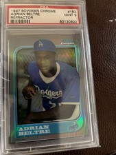 1997 Bowman Chrome - Adrian Beltre #182 Refractor (RC) picture