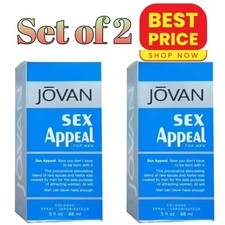 Pack of 2 | Jovan SEX APPEAL Perfume for Men 88ml Cologen Spray | Limited Stock picture