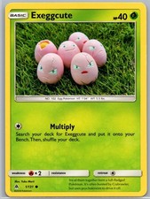 Exeggcute 1/131 Common Forbidden Light Pokemon Moderately Played Yuka Morii picture