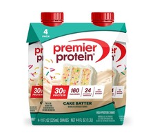 Premier Protein Shake, Cake Batter Delight, 30g Protein, 11 Fl Oz, 4 Ct new picture