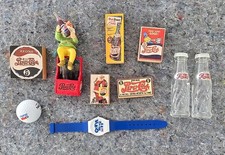 Vintage Pepsi Cola Collectibles Lot Gnome S&P Shakers Watch Wood Signs Golf Ball picture
