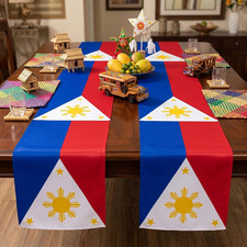 2Ct Philippines Filipino Party Table Runner-Carnival Themed Birthday picture
