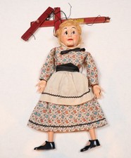 VTG 1950s Hazelle Marionette Talking Doll String Puppet with Original  Control picture
