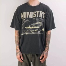 Remake 90's Ministry Retro Style Short Sleeve Unisex Tshirt Men Women S-5XL picture