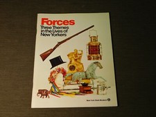 VINTAGE 1977 BOOK FORCES THREE THEMES IN THE LIVES OF NEW YORKERS picture