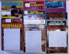 14 Vintage Bondage Magazines Bulk Lot 1970s-1980s Ultra Rare Collector Bundle picture