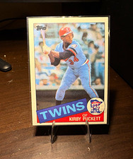 Topps 1985 Kirby Puckett Twins 536 ROOKIE Card Baseball Card Base Set GUM STAIN picture