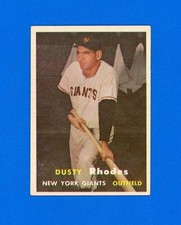 1957 Topps Baseball # 61 Dusty Rhodes  EX-EXMINT *ValueBC.eStore* picture