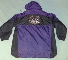 Vintage Pro Player Baltimore Ravens Fleece Lined Puffer Jacket Men’s Large  picture