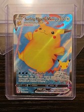 Pokemon 2021 Celebrations Surfing Pikachu VMAX #9/25 picture