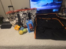 ACTIVE PETS DOG FRONT SEAT COVER ,INSULATED BAG, TENNIS BALLS, & PICK UP BAGS picture