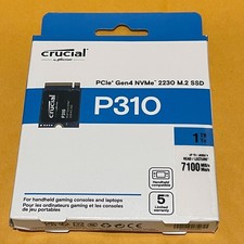 Crucial P310 1TB PCIe Gen 4 x4 M.2 2230 7,100MB/s NVMe SSD (CT1000P310SSD2) picture