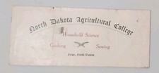 Vintage North Dakota Agricultural College Household Science Course Bk NDAC NDSU picture