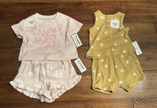 Adorable Baby Girls Two Piece Sets, size 0-3 months, NWT picture