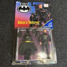 VTG 1991 Kenner Batman Returns Bruce Wayne Quick Change Armor Action Figure Moc picture