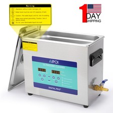 AIPOI 6.5L Ultrasonic Cleaner with Heater Timer & Basket Digital Sonic Machine picture