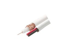 SECURITY CAMERA RG59 SOLID COPPER SIAMESE DUAL COAX CABLE WITH 2-POWER CONDUCTOR picture