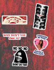 Obsession Horror  4pc Stickers picture