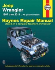 Jeep Wrangler: 1987 thru 2011 - All gasoline models (Haynes Repair Manual - GOOD picture