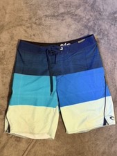 Rip Curl Mirage Boardshorts Men's 33 Blue Colorblock Dillon Perillo Surf Swim picture