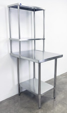 NSF Stainless Steel Table 2 Tier Workstation Size 24