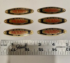 6 Vintage NOS Packard Trippe Safety Light Badges Emblems Auto Car Hot Rod USA picture