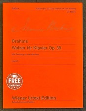 Brahms Waltzes Op. 39 Piano Sheet Music Wiener Urtext Edition UT 50073 picture