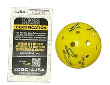 Ben Johns Anna Leigh Waters DUAL SIGNED JSA COA Pickleball Autograph Dura Fast picture