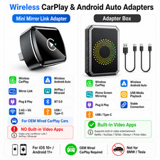 LAMTTO Wireless CarPlay AI box Android Auto Adapter Converter Netflix,YouTube US picture